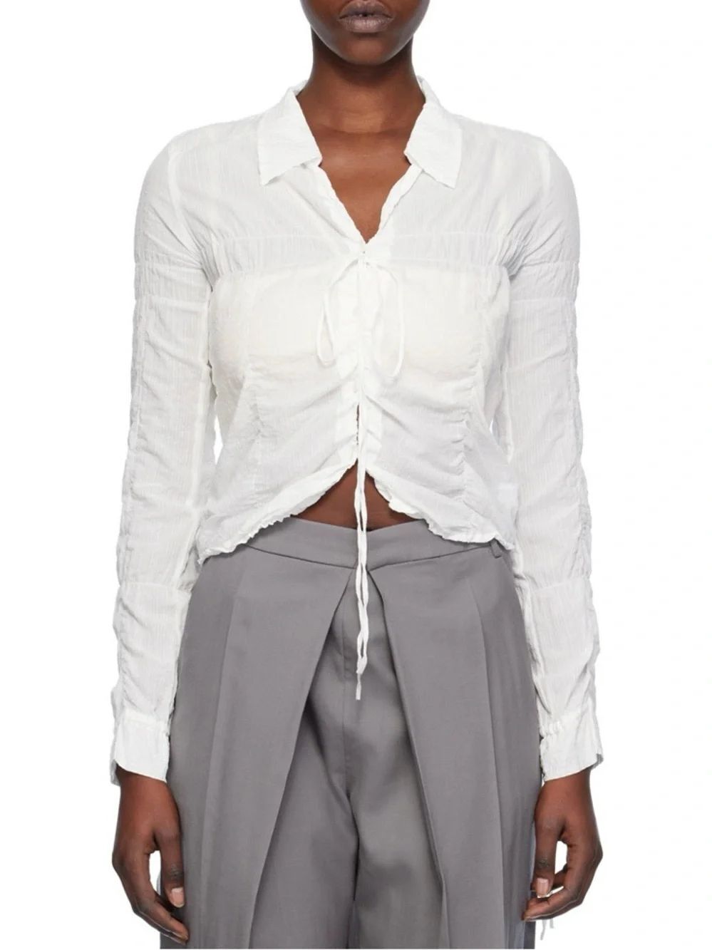 LOW CLASSIC White Wrinkle Shirt